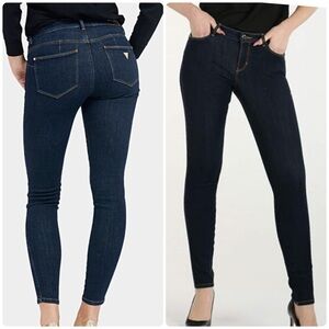 Guess Curvex X Navy Blue Skinny Jeans - Like New!